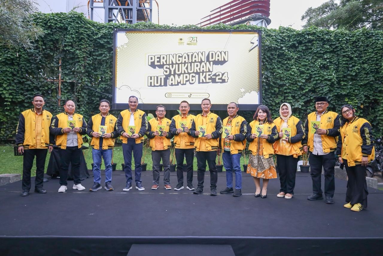 Fauzan Irvan Luncurkan Buku “Strategi AMPG DKI Menuju Kemenangan Partai Golkar” di HUT ke-24 AMPG